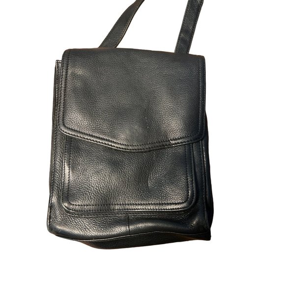 Fóssil Leather Purse Handbag Black Mini Messenger Bag - Picture 2 of 12